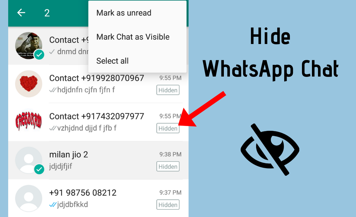 Cara Menyembunyikan Chat Seseorang di WhatsApp