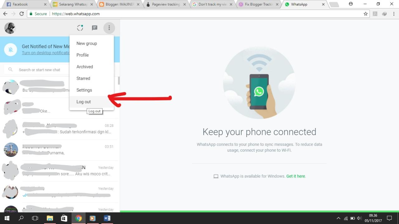 Cara Keluar WA dari Laptop: WA Web dan Aplikasi
