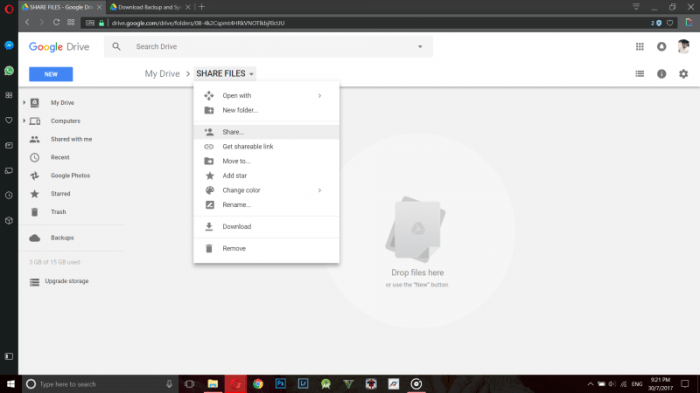 Cara Upload File ke Google Drive Orang Lain