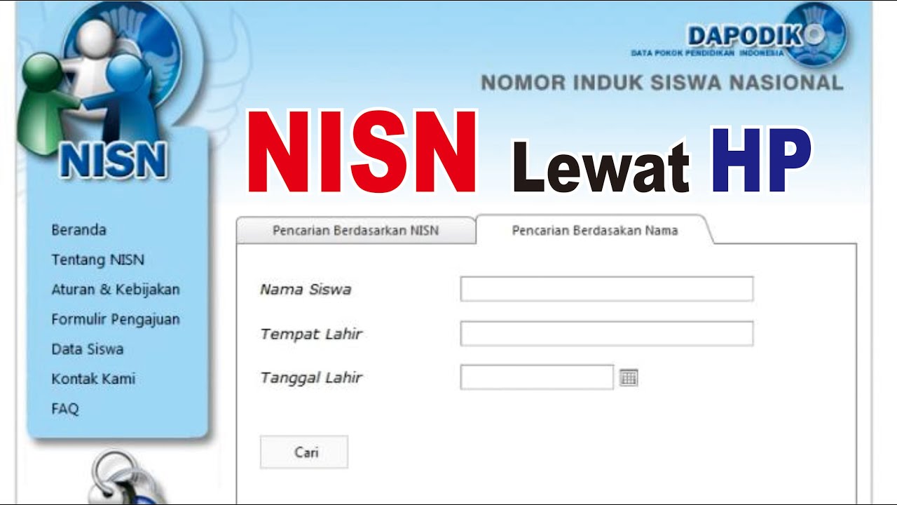 Cara Cek NISN Siswa Secara Online