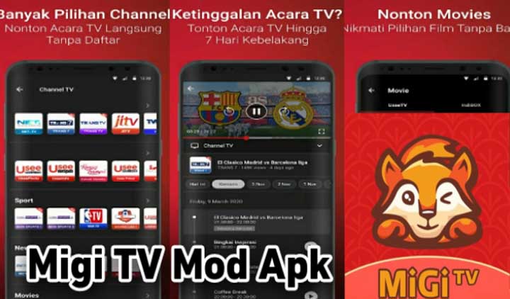 Link Download Migi TV Apk Sports Tanpa Iklan Terbaik 2024