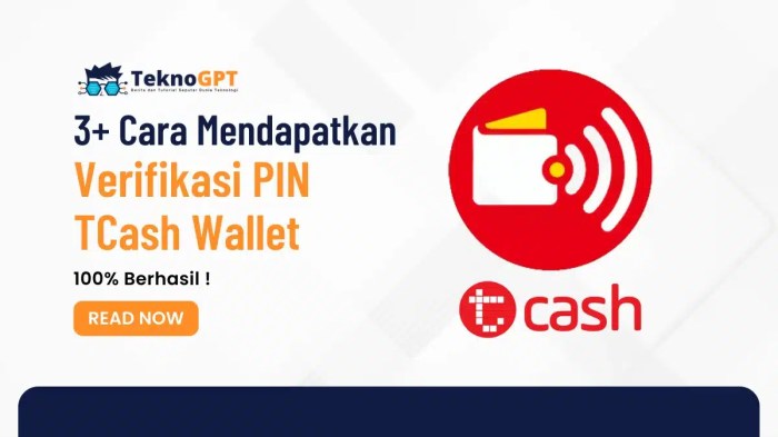 Mendapatkan Verifikasi PIN TCash Wallet