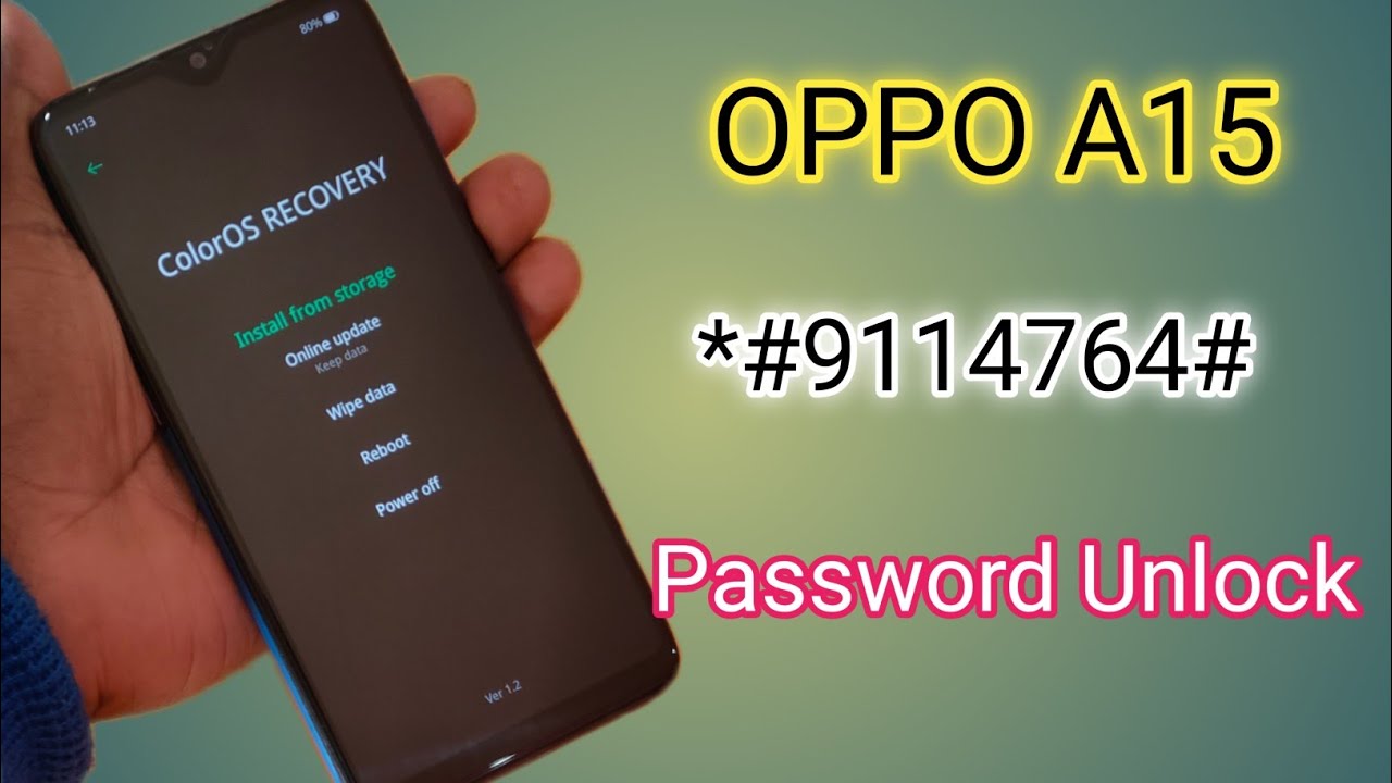 Cara Reset HP Oppo A15 Lupa Password