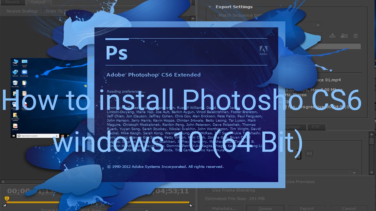 Cara Install Adobe Photoshop CS6