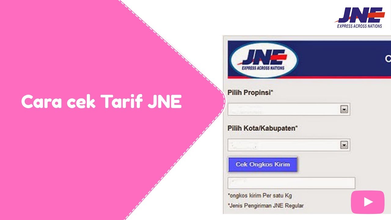 Situs Cek Ongkir Pengiriman JNE