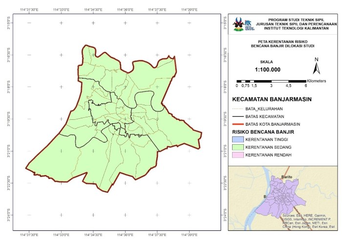 Pemetaan Risiko Banjir di Wilayah Perkotaan