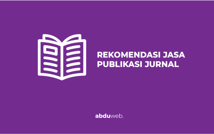 Jasa Publikasi Jurnal Nasional dan Internasional Cepat Publish, Klik