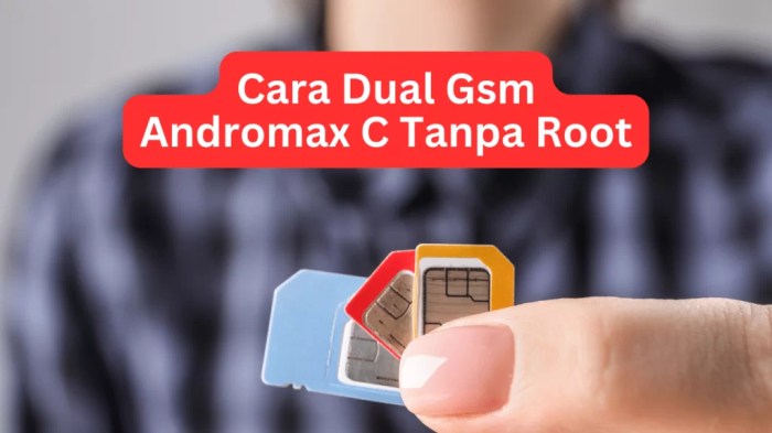 5+ Langkah Cara Dual GSM Andromax C2 New Kitkat