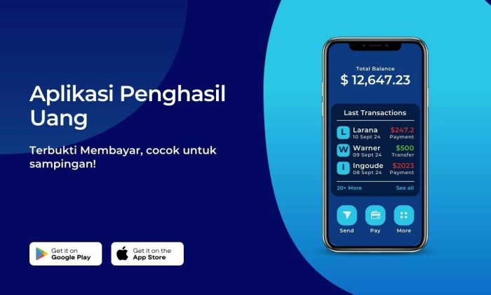 Contoh Aplikasi Penghasil Uang Terpercaya