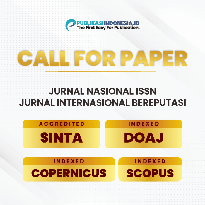 Jasa Publikasi Jurnal Nasional dan Internasional Cepat Publish,