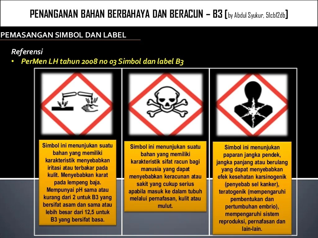 Studi Penanganan Limbah B3 (Bahan Berbahaya dan Beracun) di Industri