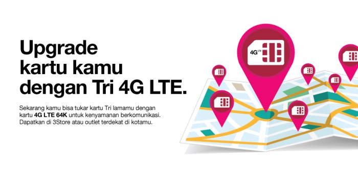 Cara Upgrade Kartu 3 Tri 3G ke 4G Sendiri Online Terbaru