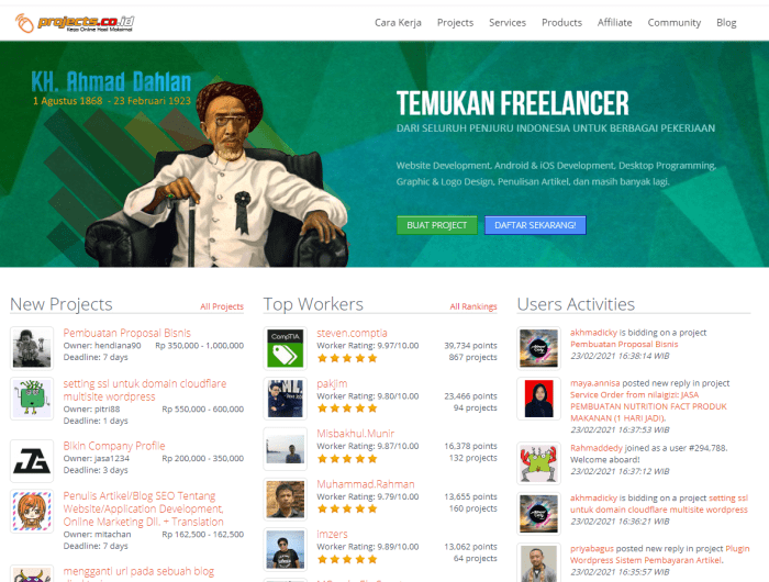 Situs Freelance Terbaik