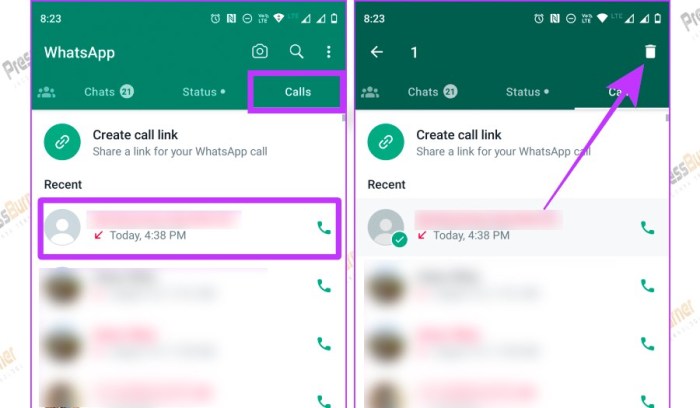 Penyebab Kenapa Riwayat Panggilan Whatsapp Tidak Muncul