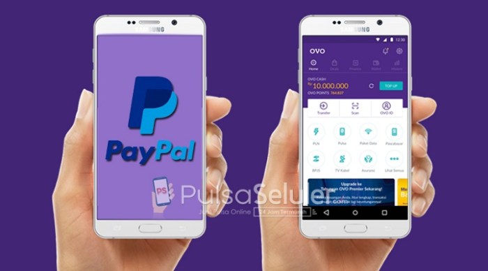 Cara Transfer Saldo PayPal ke OVO