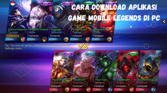 Cara Main Mobile Legends Di Laptop