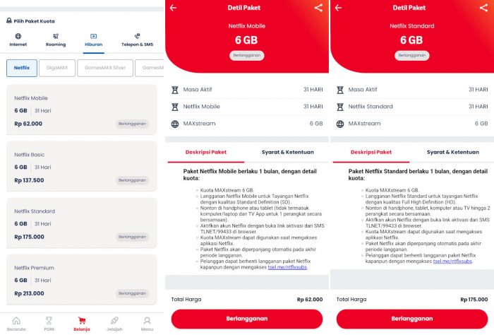 Cara Berlangganan Paket Entertainment Telkomsel