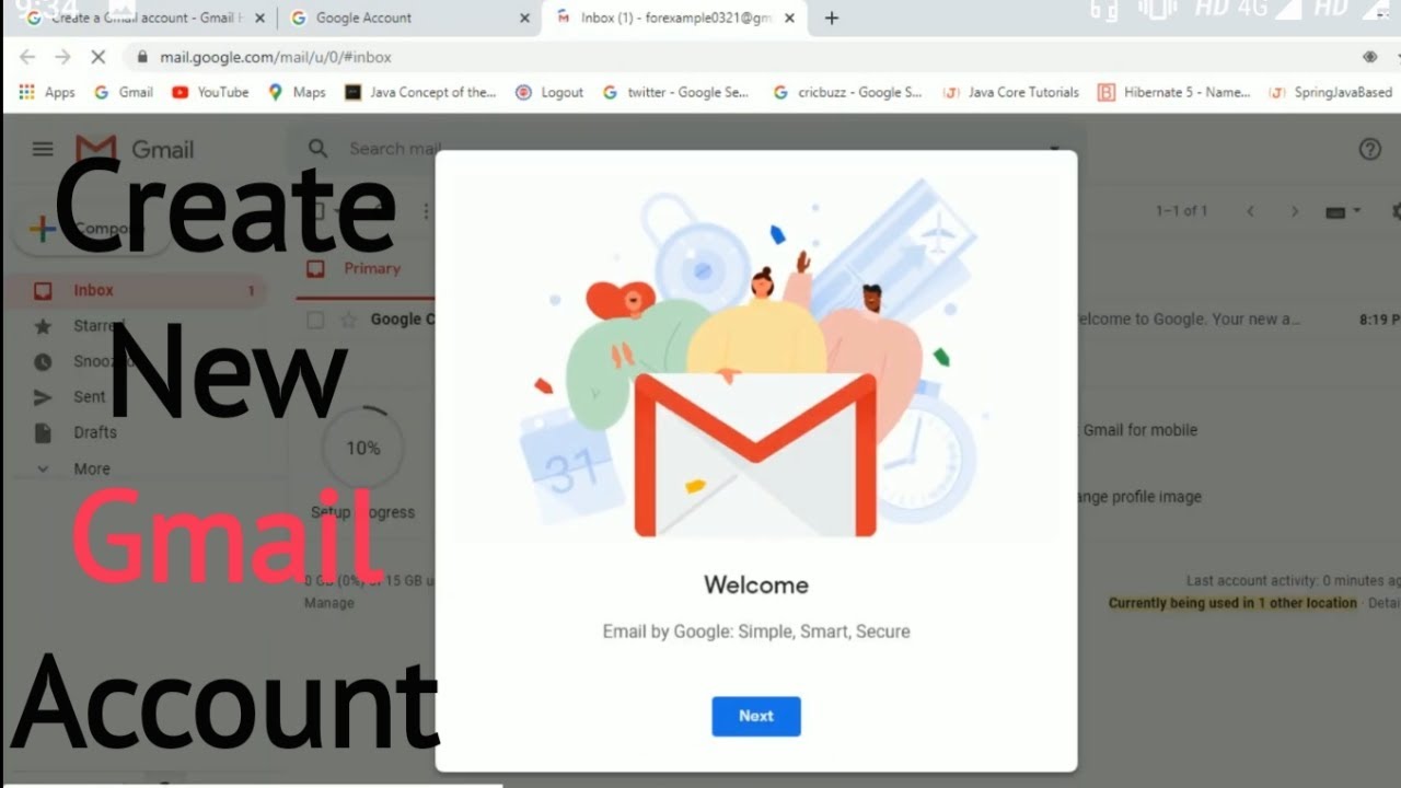 Cara Membuat Email Baru di Gmail