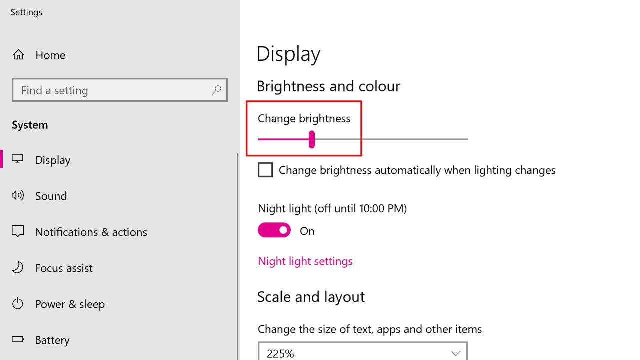 Cara Mudah Mengatur Brightness Windows 10