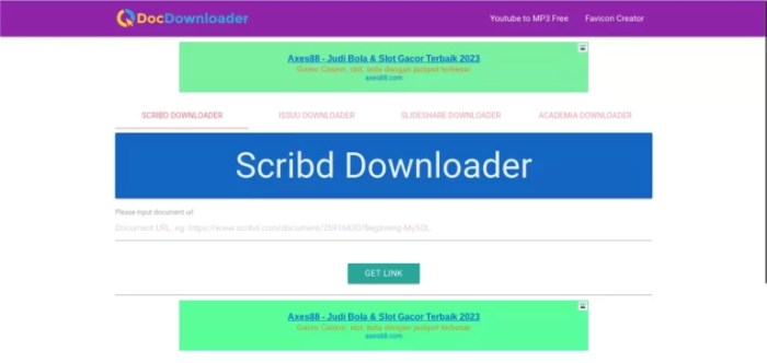 Cara Download File dengan Menggunakan Docdownloader