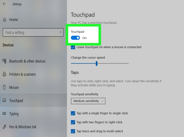 Cara Mengaktifkan Touchpad Laptop