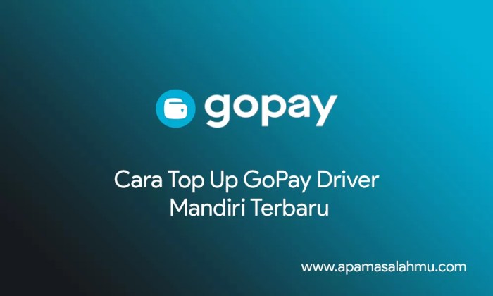 Top Up Gopay Driver Livin Mandiri