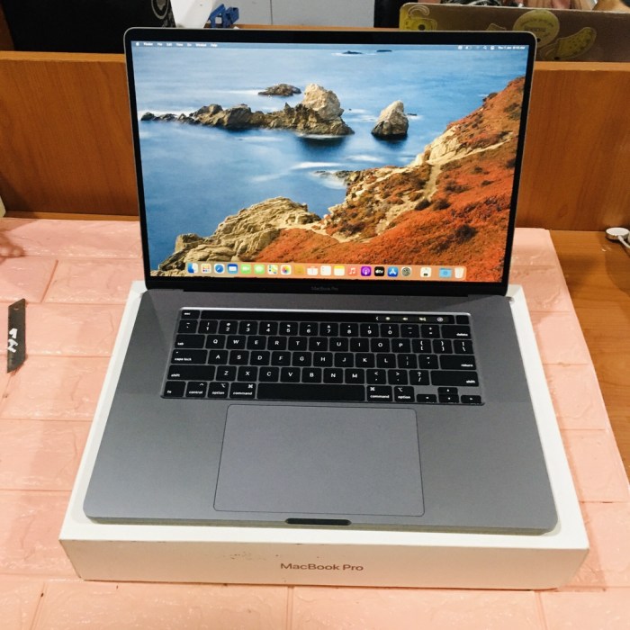 C Spesifikasi dan Harga MacBook Pro 16 Inci di Indonesia