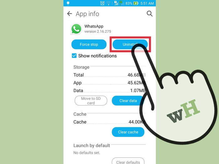 Cara Menghapus Foto Profil di WhatsApp