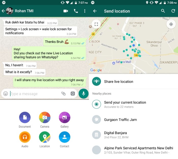 Cara Mudah Share Location di Whatsapp Versi Android dan IOS