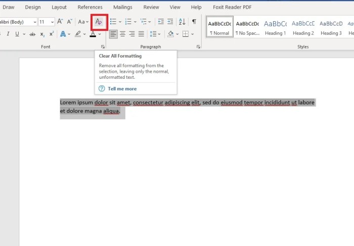 Cara Gampang Menghilangkan Warna Background Tulisan Hasil Copy-Paste di Microsoft Word