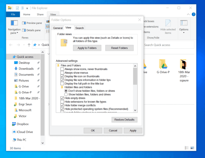 Cara Gampang Menampilkan Ekstensi File (File Extension) di Windows 7 dan Windows 10