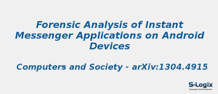 Cara Analisis Forensik Aplikasi Instant Messaging Berbasis Android