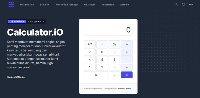 2 Cara Menggunakan Kalkulator Online