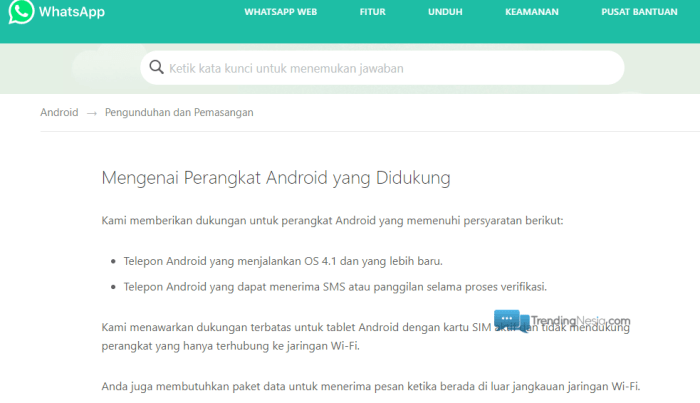 Daftar 49 HP yang Tidak Bisa Menggunakan WA