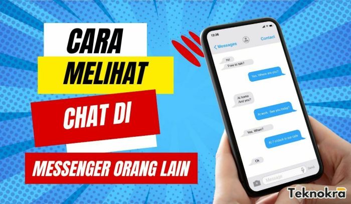 Cara Melihat Inbox Messenger Facebook Orang Lain di HP Android