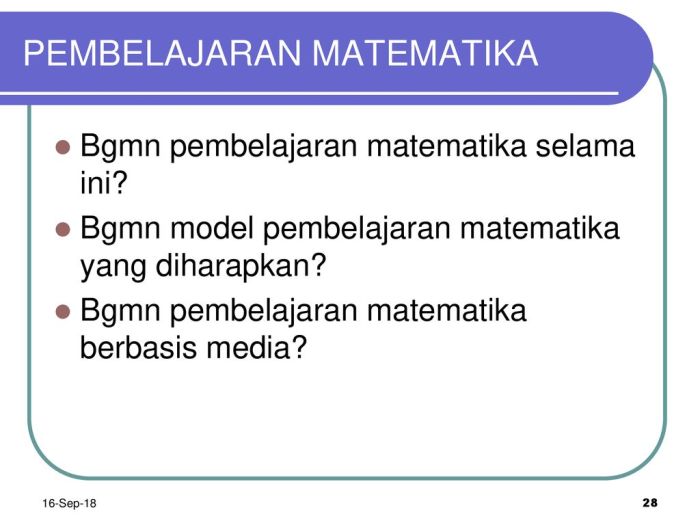 “Pengaruh Penggunaan Teknologi Pembelajaran Video dalam Pembelajaran Pemodelan Matematika”