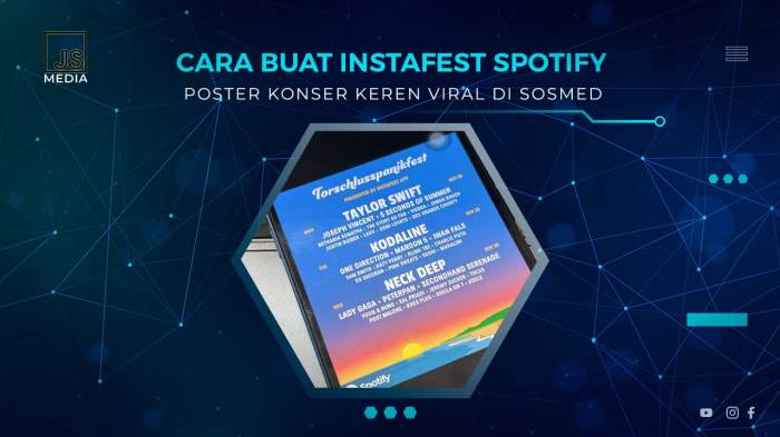 Cara Membuat Festival di Spotify Instafest