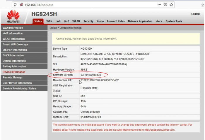 Cara Update Firmware Router