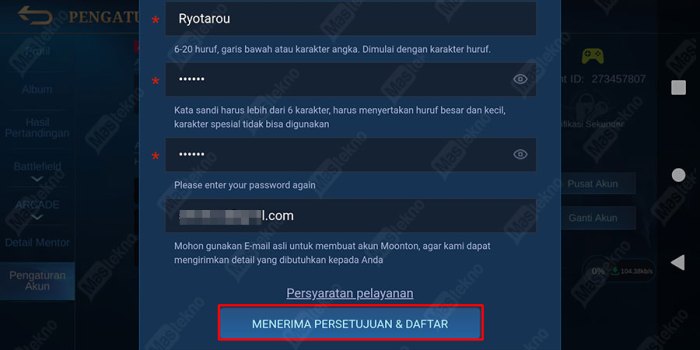 Cara Unbind Akun Moonton Mobile Legends